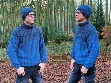 Häkelanleitung Pullover "Wetterfest" für Damen, Herren oder Kinder