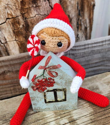 Christmas Elf Boy Crochet Pattern