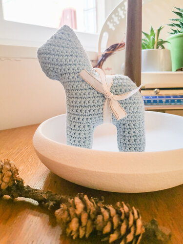 PDF Häkelanleitung für das Dala-Pferd "Scandi" - Häkeln