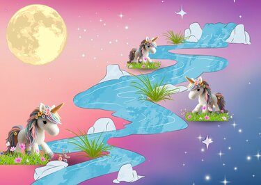 Häkelanleitung Amigurumi "EINHORN ROSI"