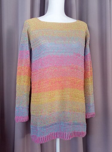 Häkelanleitung RVO Pulli "weniger ist mehr"