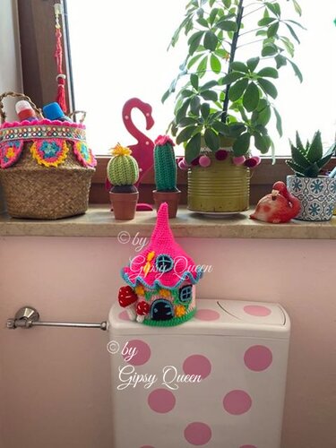 Häkelanleitung Klopapierhaube Feenhaus