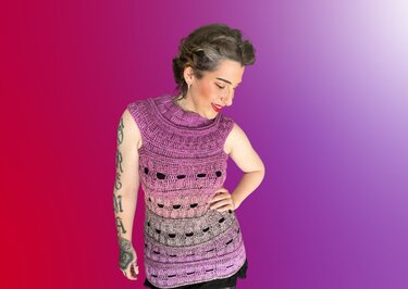 Häkelanleitung Cocktailkleid "PINK COOKIE" - Bild 10