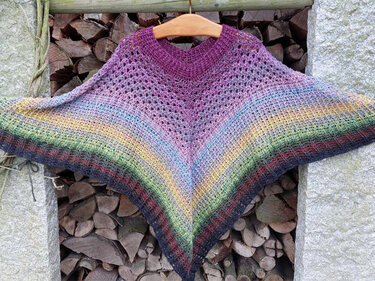 Häkelanleitung Flauschponcho Fluffy