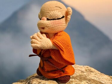 Häkelanleitung Yuki Der Shaolin Mönch / Buddha