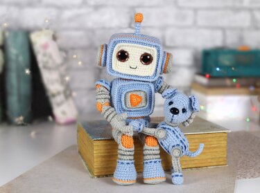 Crochet pattern: The robot Click