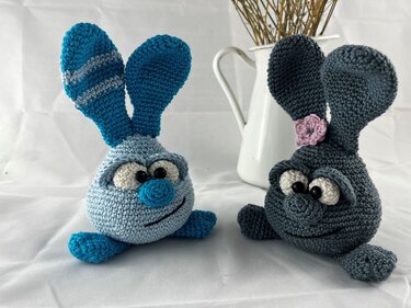 kleine Hasen - Häkelanleitung