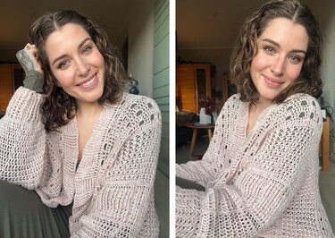 Häkelanleitung Cardigan - Jacke "SOFT ROSE"