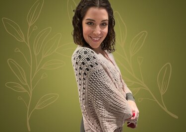 Häkelanleitung Cardigan - Jacke "SOFT ROSE" - Bild 4