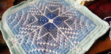 Icy Flowers - Crochet