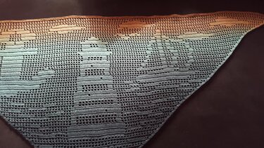 Dreieckstuch Maritim - Häkeln