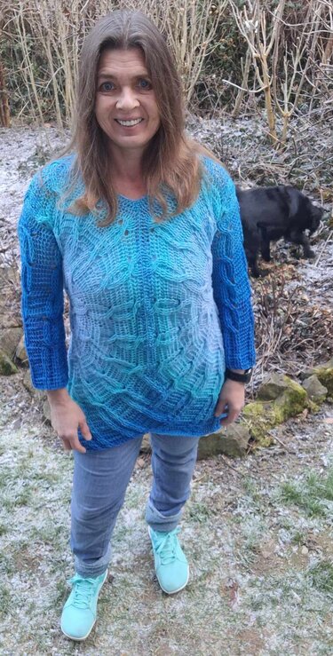 Pullover/Tunika/Top Rakkaudella, Häkelanleitung - Bild 2