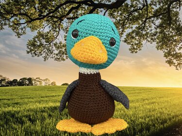 Häkelanleitung Ente Rudi und Trixi