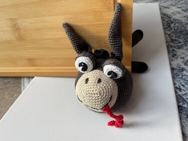 Häkelanleitung Esel-Türstopper