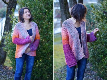 Häkeljacke BUNTSPECHT  |  jede Größe  |  jedes Garn  |  ohne Maschenprobe - Bild 7
