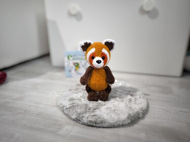 Häkelanleitung roter Panda