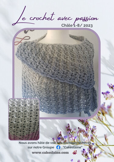 Tutorial "SHAWL Crochet - CRESCENT" FOR Intermediate