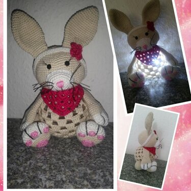 Hasen-Lampe - Häkeln