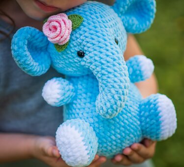 SET of 2 Crochet patterns: Elephant and Koala
