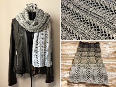 Crochet Pattern Scarf "Rhodia"