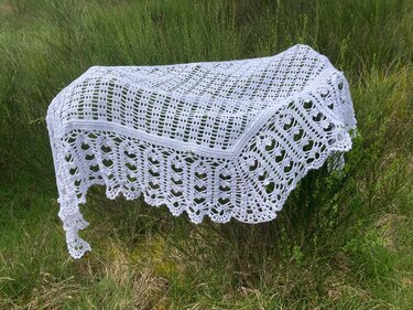 Häkelanleitung Tuch "Elanie"