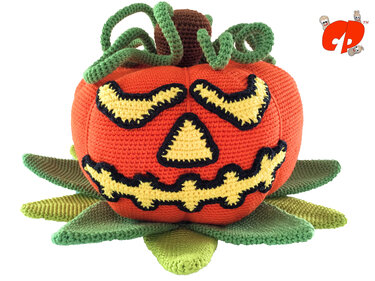 Häkelanleitung: Halloween-Kürbis