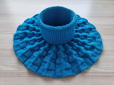 "Warm & Plissiert" Kinder Halswärmer stricken PDF-Anleitung