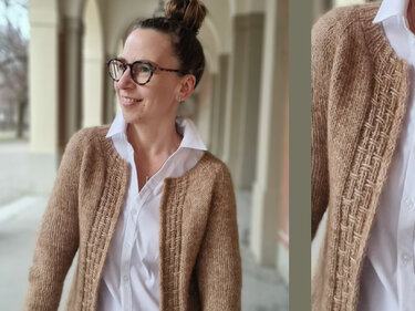 Strickanleitung Cardigan Kolina