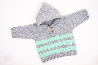 Baby- & Kinderpullover "Finn" (Gr. 50 - 128) - Häkeln