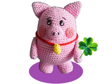 Häkelanleitung: Glücksschwein Felicità