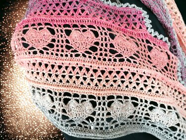 Stole/Shawl/Scarf „Anisja BE“ – Crochet pattern