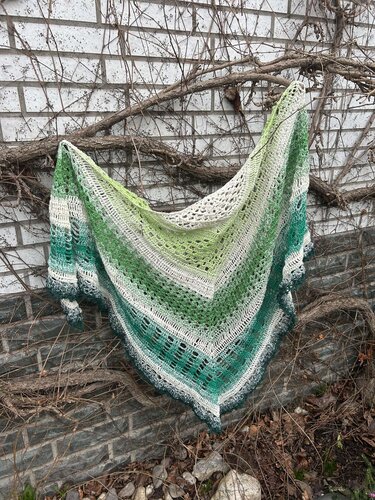 Häkelanleitung Dreieckstuch "Lucky 5K"