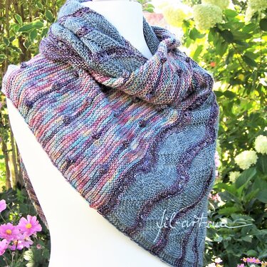 Tuch "Ebbe und Flut", Strickanleitung