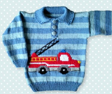 Pullover in 2 Größen - mit 2 Motiven - Strickanleitung