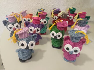 Häkelanleitung kleine Eule