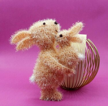 Hab Dich lieb Hase - Deko oder Schwamm - einfach und vielseitig - Häkeln