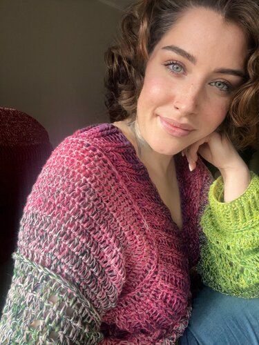 Häkelanleitung Pullover "ROCKING FLOWERS"