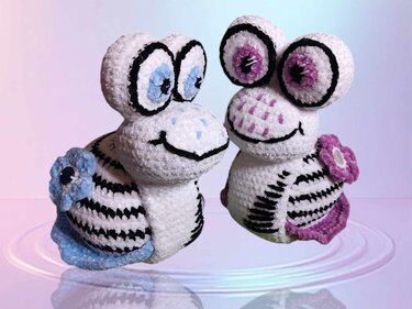 Häkelanleitung / Amigurumi / Grinse~Schnecke