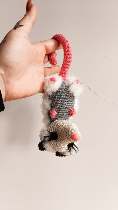 Häkelanleitung Amigurumi Opossum vibrierend - Bild 6