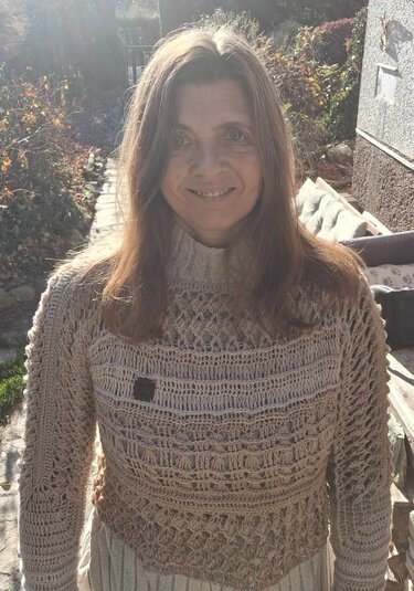 1-Bobbel-Pullover Vanilla Spirit, Häkelanleitung