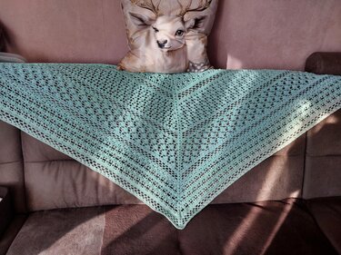 Häkelanleitung Dreieckstuch Rosia