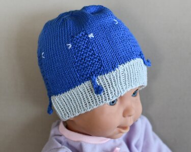 Strickanleitung Frühchen- / Babymütze "Katzenparade" - einfach