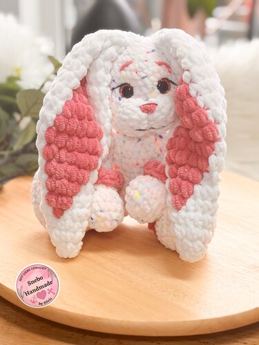 Häkelanleitung Hasendame Streusel, Deutsche PDF