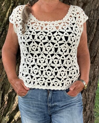 Shirt aus Dreiecken - Häkelanleitung - Bild 3