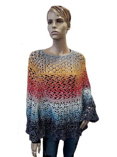 Häkelanleitung Poncho Magic Shape Größe 36 bis 48 - Bild 2