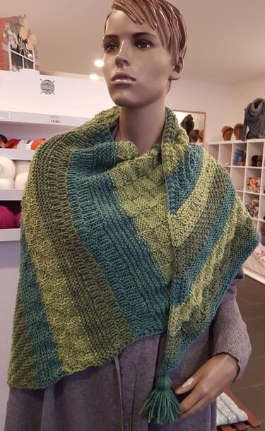 Strickanleitung Dreieckstuch Halstuch Stola