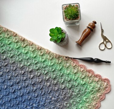 Pattern Aina Blanket - Crochet