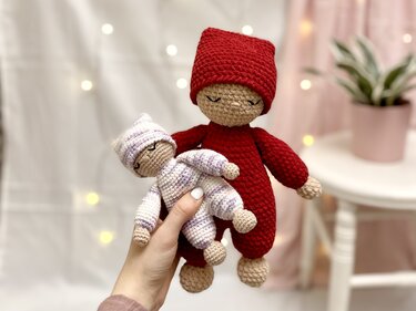 Häkelanleitung Schlafpuppe „Elia“