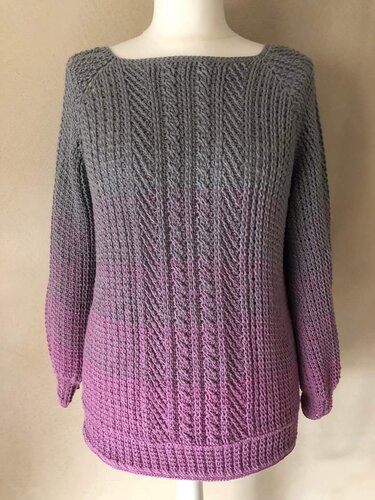 Häkelpullover Päonie - Häkeln