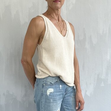 Strickanleitung - Tanktop DESY - Größen 36-42 - NO.202 - Bild 6